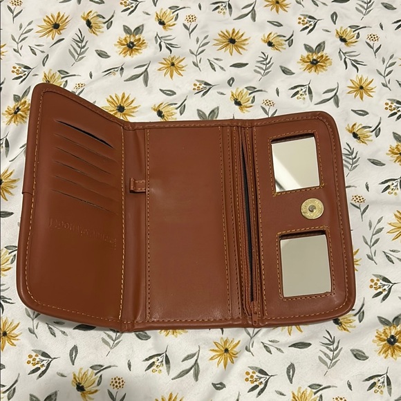 Dooney&Bourke Vintage Black Pebbled Wallet with Checkbook - Picture 5 of 10